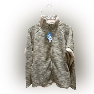 NWT Columbia Optic Got It Beige and Gray Women’s Full Zip